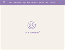 Tablet Screenshot of manoma.com